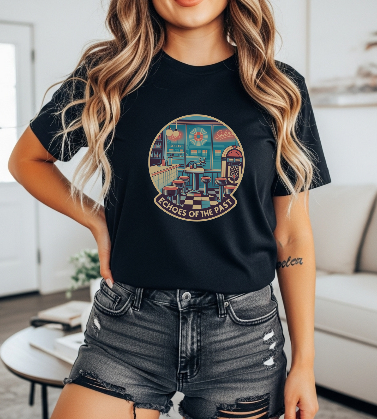 Echoes of the Past /004– Retro Unisex Tee | Soft Cotton, Modern Fit