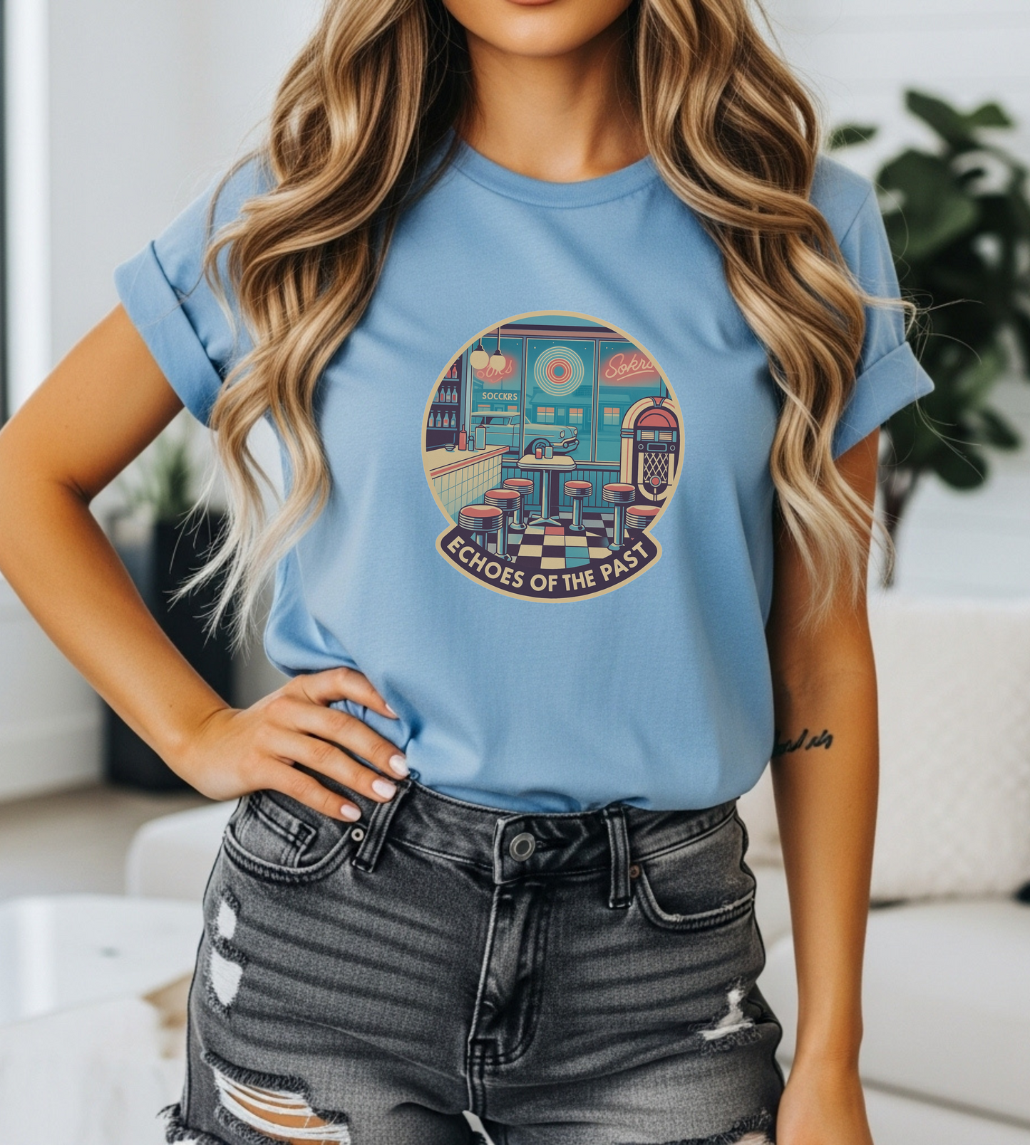 Echoes of the Past /004– Retro Unisex Tee | Soft Cotton, Modern Fit