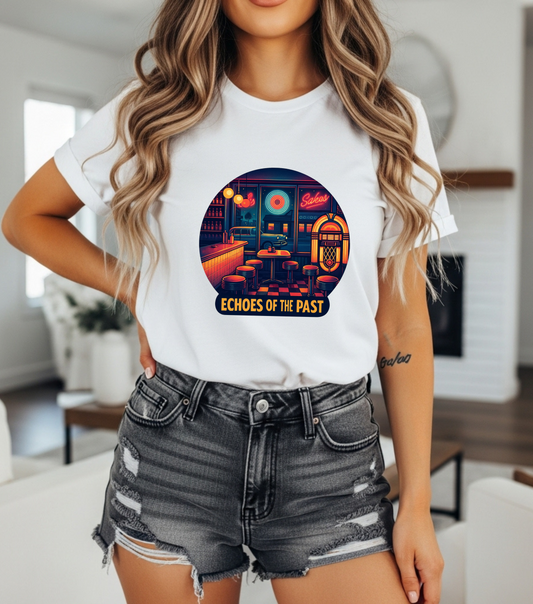 Echoes of the Past /001– Retro Unisex Tee | Soft Cotton, Modern Fit