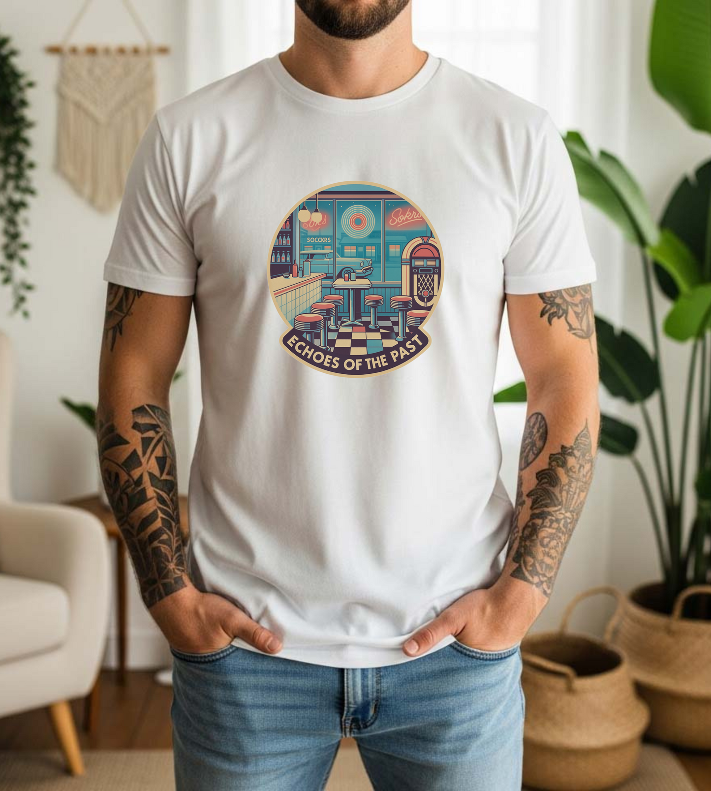 Echoes of the Past /004– Retro Unisex Tee | Soft Cotton, Modern Fit