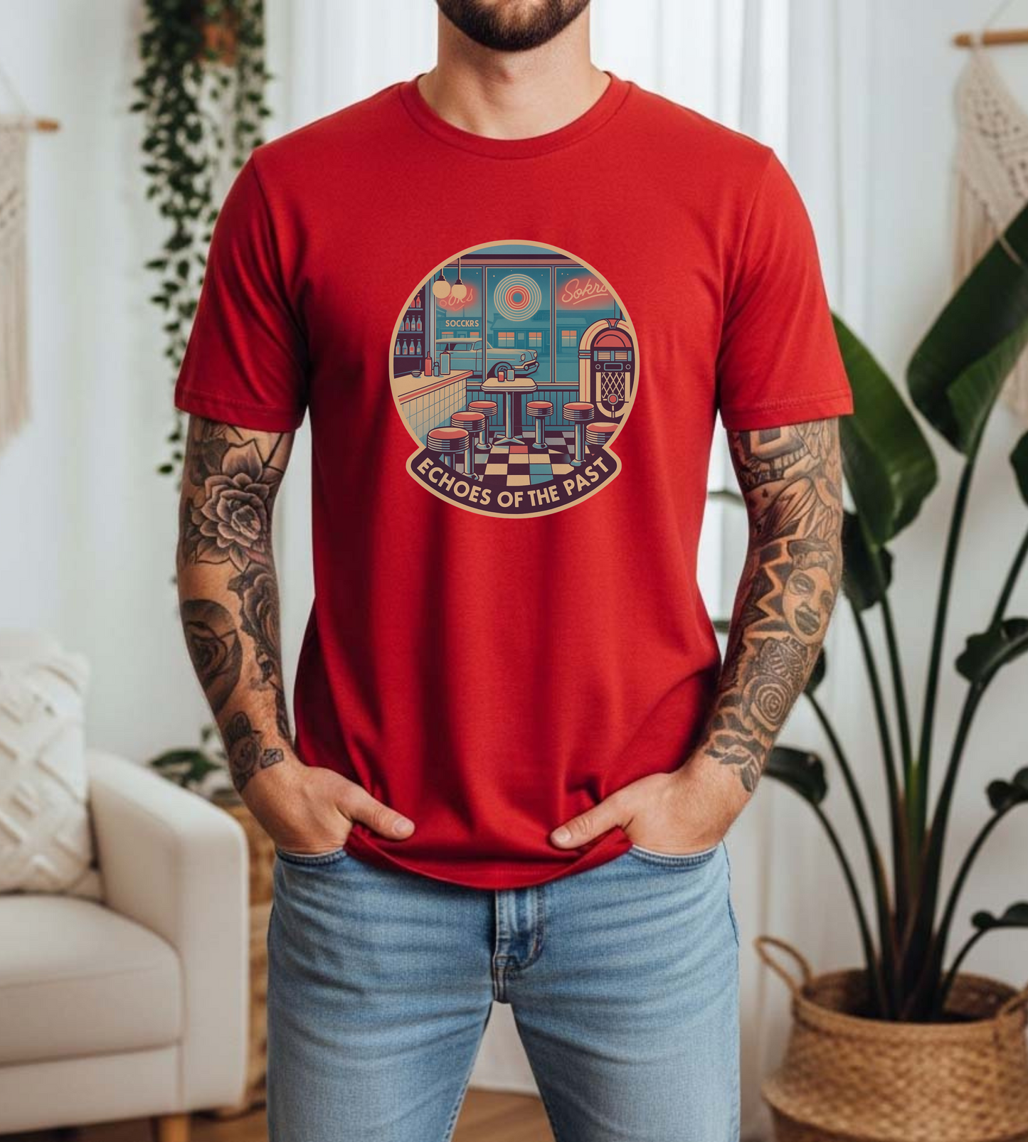 Echoes of the Past /004– Retro Unisex Tee | Soft Cotton, Modern Fit