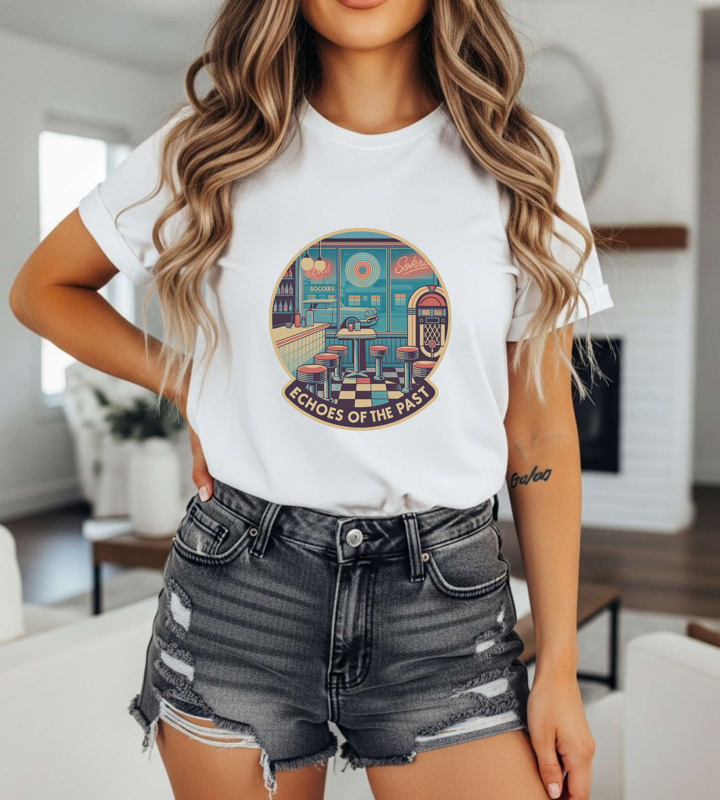 Echoes of the Past /004– Retro Unisex Tee | Soft Cotton, Modern Fit