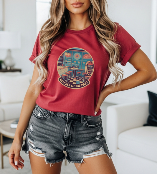 Echoes of the Past /004– Retro Unisex Tee | Soft Cotton, Modern Fit
