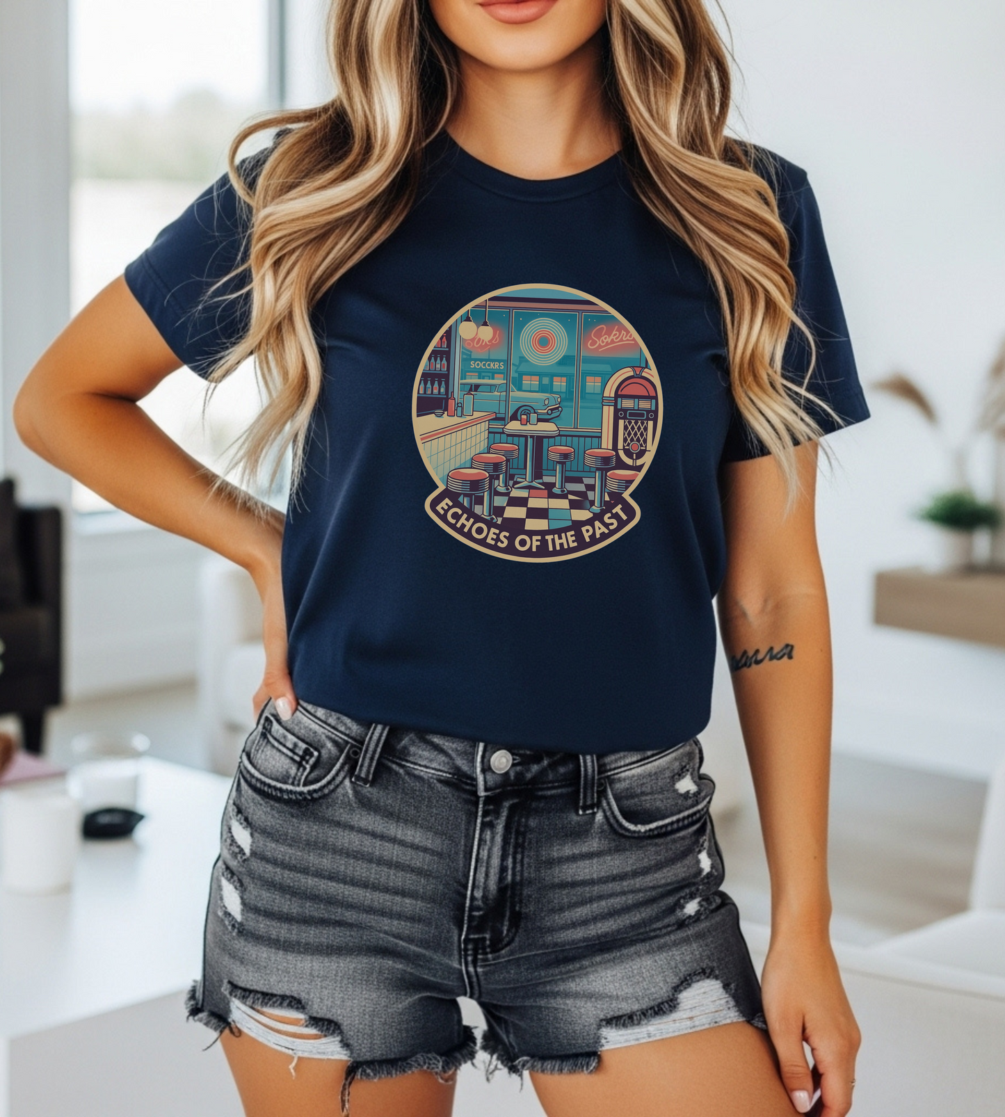 Echoes of the Past /004– Retro Unisex Tee | Soft Cotton, Modern Fit