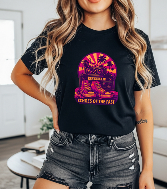 Echoes of the Past /002– Retro Unisex Tee | Soft Cotton, Modern Fit
